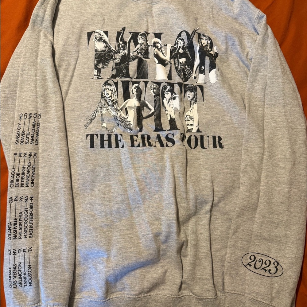 Gray The Eras Tour Men Sweater